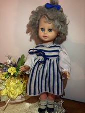 🌸RARA BAMBOLA MICHELA GABAR DAMINA BAMBOLA CM 45 VINTAGE ORIGINALE 🌸