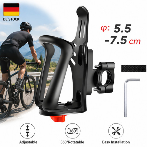 Portaborraccia bici regolabile