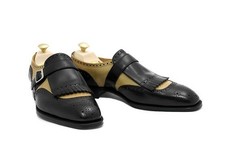 Scarpe monaco uomo bicolore