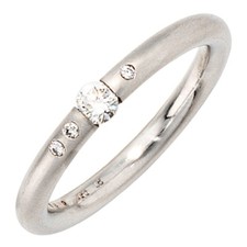 Anello Donna con 4 Diamanti