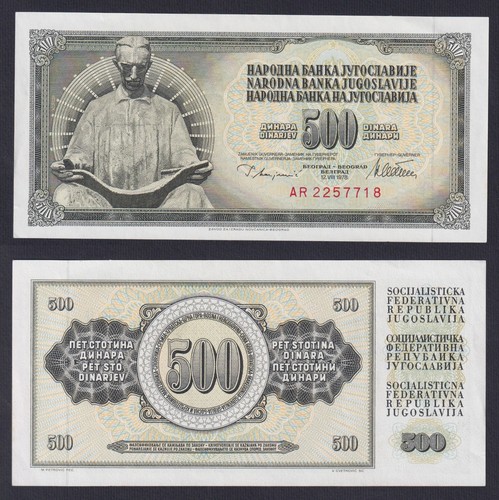 Banconota jugoslavia 500 - banconota,