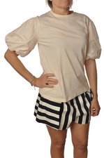 T-Shirt girocollo con maniche