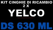 ★CINGHIE DI RICAMBIO 2 x PROIETTORE SUPER 8 mm YELCO SOUND DS 630 ML STEREO★