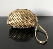 MINI POCHETTE LUANA - MADE IN ITALY - DORATA -INTRECCIATA -FODERATA INTERNAMENT