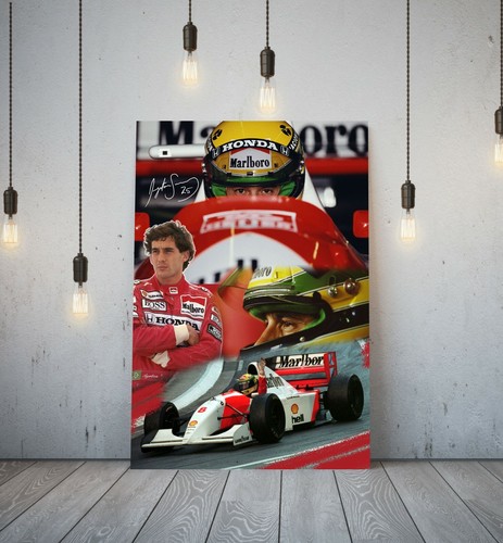 Quadro ayrton senna champion - ayrton,