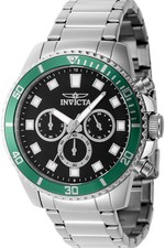Orologio Invicta 46051 da Uomo Nero in Acciaio
