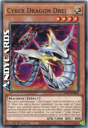 Cyber dragon drei - drei, (cyber