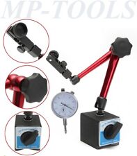 BASE MAGNETICA SNODABILE CON COMPARATORE CENTESIMALE COMPLETA TORNIO UTENSILE