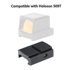 Piastra di montaggio ohhunt Red Dot Picatinny compatibile con Holosun 509T / SCRS