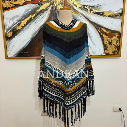 Poncho alpaca peruviano - di,