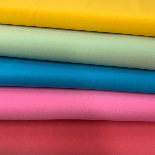 Tessuto crepe leggero - tessuto, tinta