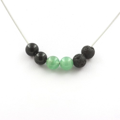 Collana perle aventurina - perle,