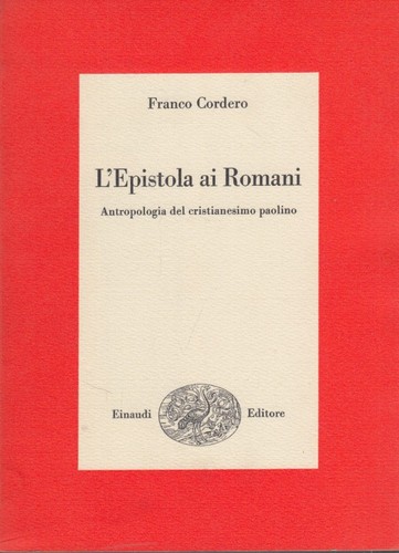 Cordero franco epistola ai - cordero, l'epistola