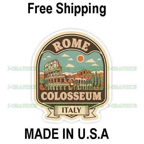 Adesivo roma colosseo - ,