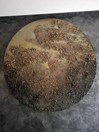 Quadro luna oro paola - di,