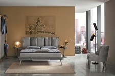 Letto imbottito King-Size per