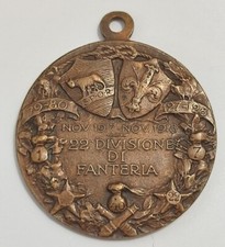 MEDAGLIA 22 DIVISIONE DI FANTERIA FANTI REGGIMENTALE REGGIMENTO GUERRA REGNO