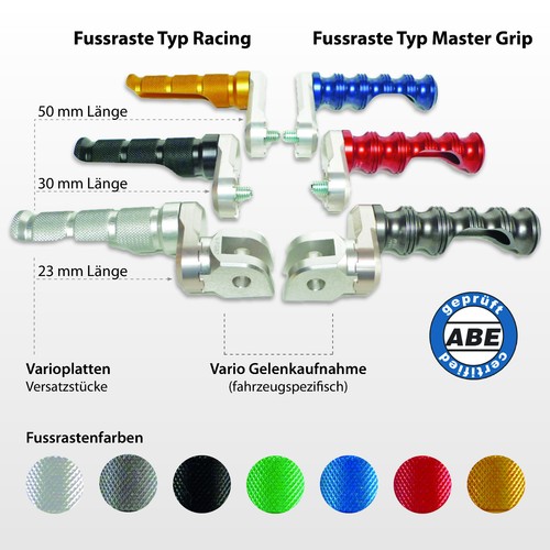 Poggiapiedi mfw regolabili - mfw,
