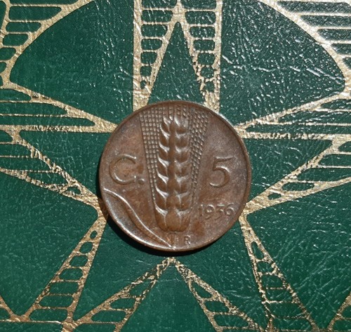 Centesimi 1936 spiga - ,