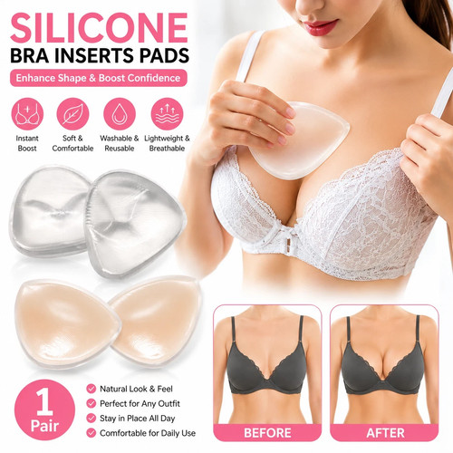 Reggiseno silicone inserti