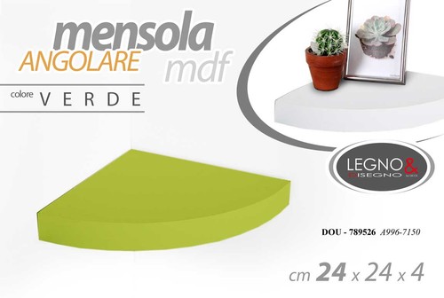 Mensola angolo parete angolare - mensola,
