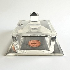 Formaggiera in cristallo di