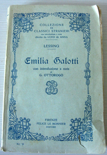 Lessing emilia galotti - lessing., galotti.