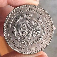 MORELOS 1 PESO 1958 MESSICO