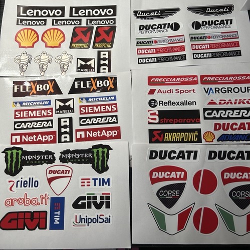 Adesivi ducati moto sponsor - ducati,
