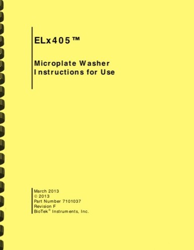 Biotek instruments elx405 - biotek,
