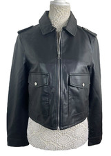 Stradivarius Black Faux