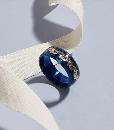 Anello uomo blue chiaro - uomo,