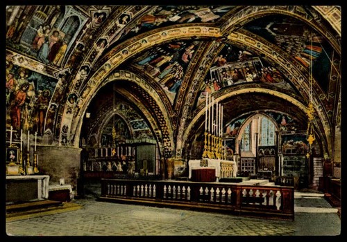 Cartolina italia san francesco - italia,