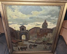 Dipinto Ad Olio Su Tavola