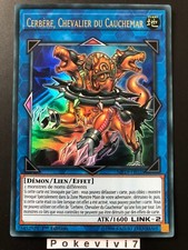 Carte YU-GI-OH! CERBERE, CHEVALIER DU CAUCHEMAR MP19-FR026 FR UR NEUF