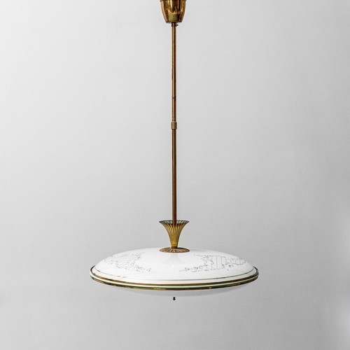 Lampadario circolare vetro - circolare,