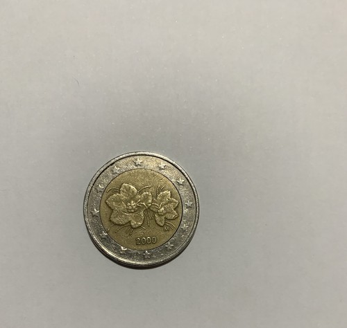 Moneta euro finlandia 2000 - moneta,