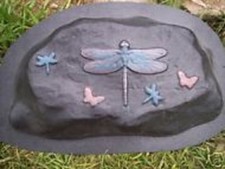 Stampo masso libellula