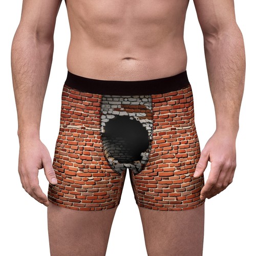 Boxer uomo sexy buco nel - , muro