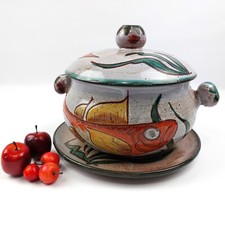 Zuppiera pesce vintage