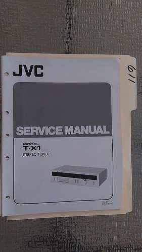 Jvc manuale di servizio - t-x1,