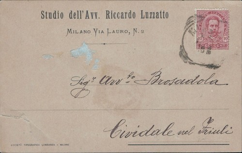 Cl25 cartolina commerciale - cartolina,