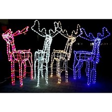 RENNA LUMINOSA DI NATALE A LED