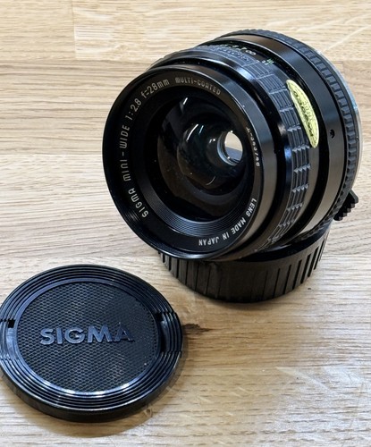 Sigma 28mm mini - sigma, f/2.8