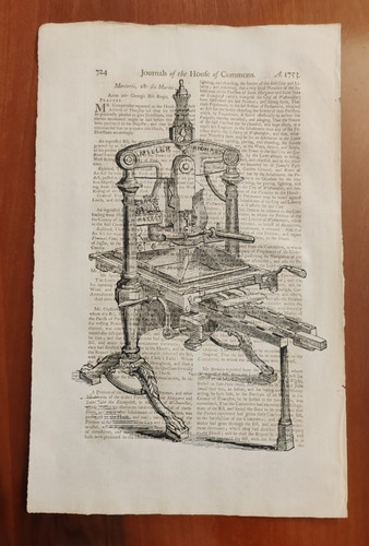Albion printing press torchio - printing,