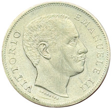 1 LIRA 1905 - AQUILA SABAUDA - VITTORIO EMANUELE III - REGNO D'ITALIA - RICONIO