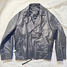 New zara black sheep leather - new,