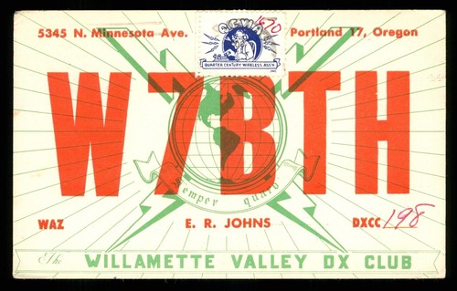 Qsl card radio usa - qsl,