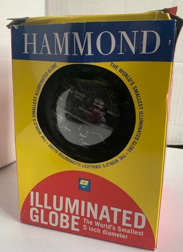 Mappamondo illuminato hammond - mappamondo,