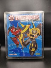 ALBUM FIGURINE PANINI TRANSFORMERS ROBOTS SIGILLATO SEALED FULL SET INSIDE